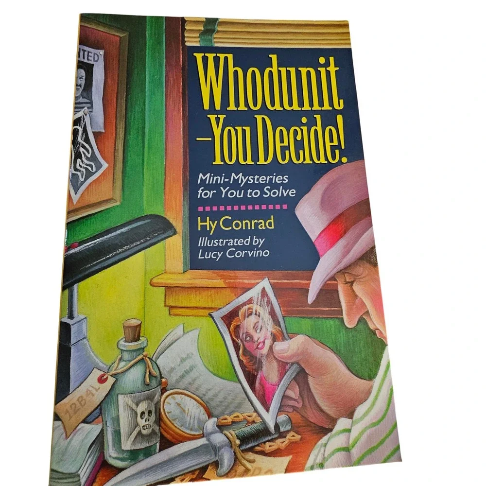 Whodunit Mystery Puzzle Book Lot of 4 Sherlock Holmes Five Minute Quicksolve